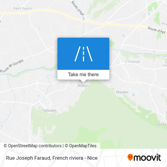 Mapa Rue Joseph Faraud