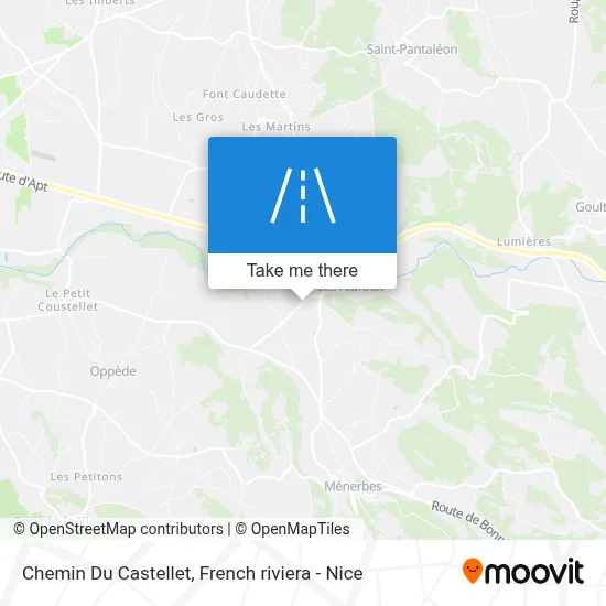Chemin Du Castellet map