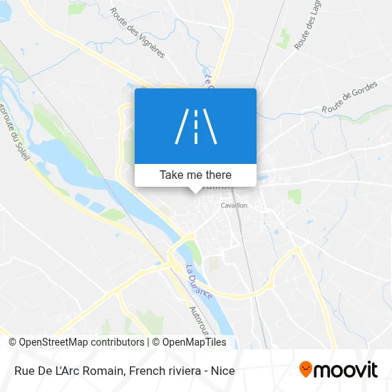 Rue De L'Arc Romain map