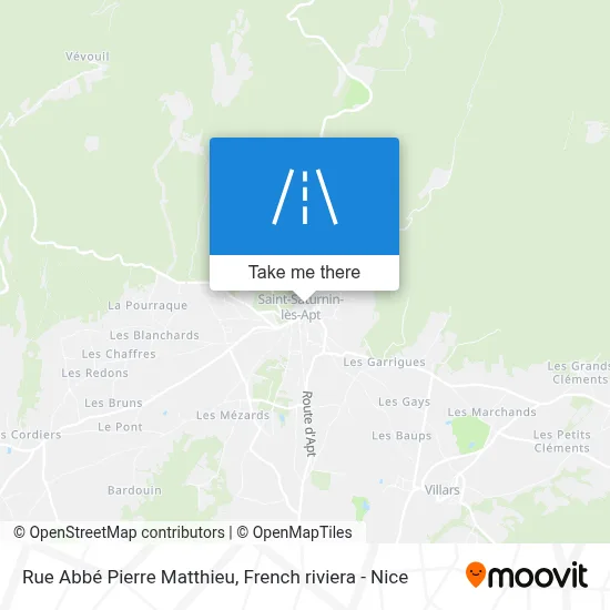 Rue Abbé Pierre Matthieu map