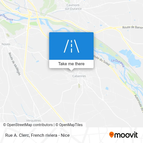 Rue A. Clerc map