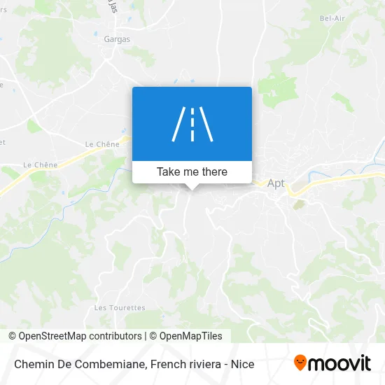 Chemin De Combemiane map