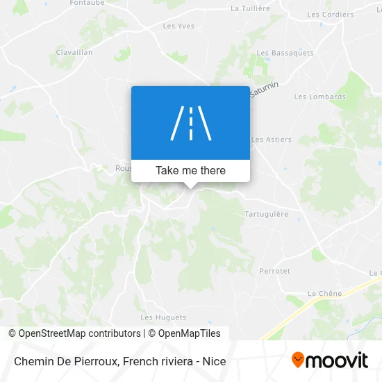 Chemin De Pierroux map