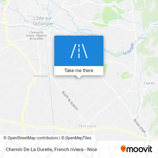 Chemin De La Durelle map