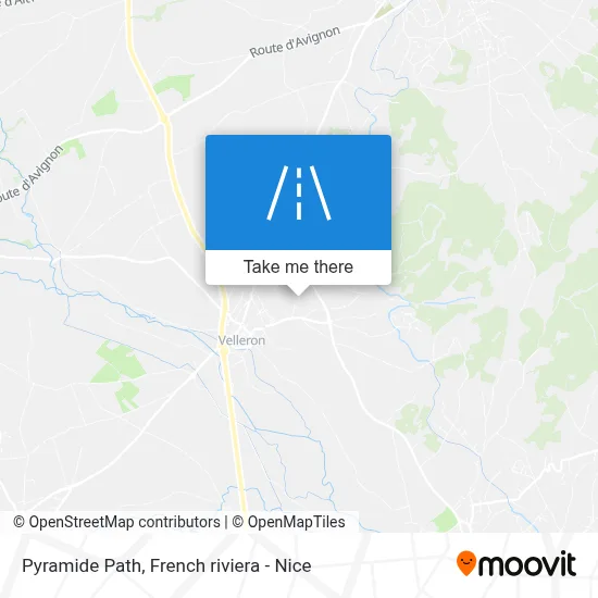 Chemin De La Pyramide map