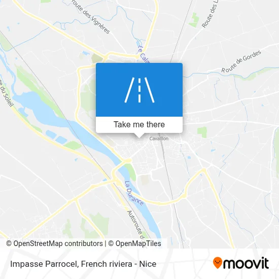 Impasse Parrocel map