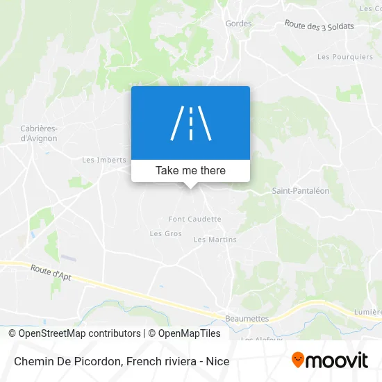 Chemin De Picordon map