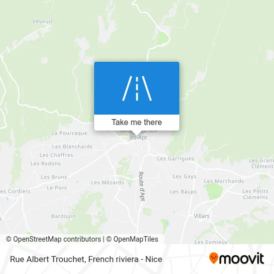 Rue Albert Trouchet map