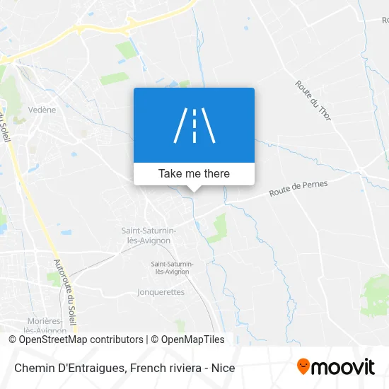 Chemin D'Entraigues map