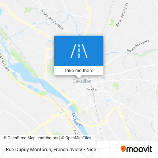 Rue Dupuy Montbrun map