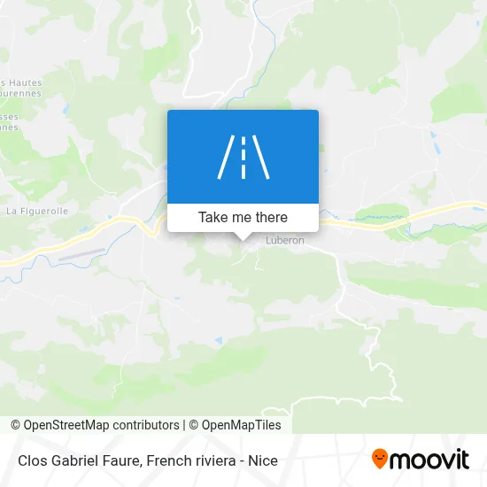 Clos Gabriel Faure map