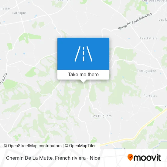 Chemin De La Mutte map