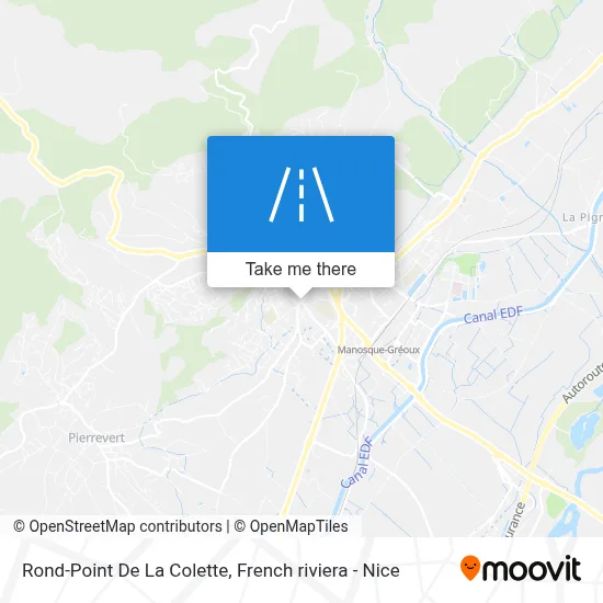Mapa Rond-Point De La Colette