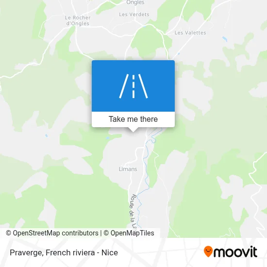 Praverge map