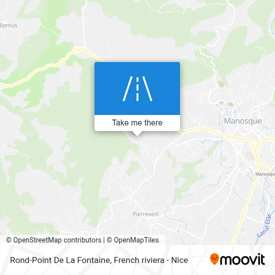 Rond-Point De La Fontaine map