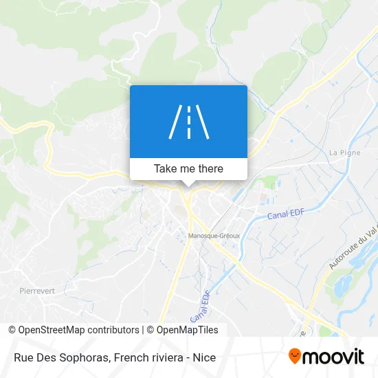 Rue Des Sophoras map