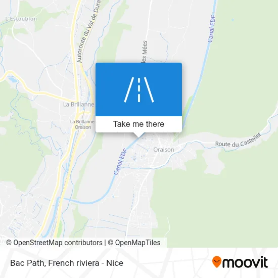 Chemin Du Bac map