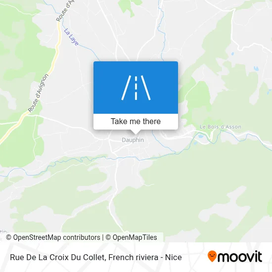 Rue De La Croix Du Collet map