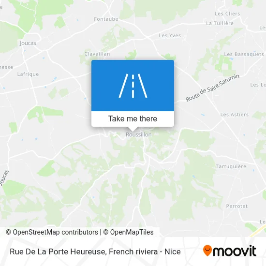 Rue De La Porte Heureuse map