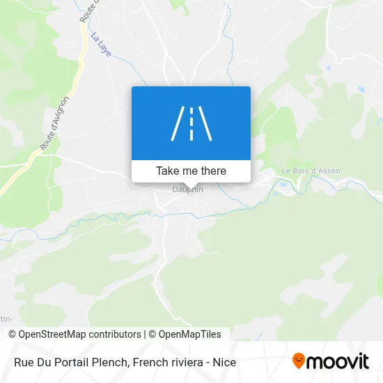 Rue Du Portail Plench map
