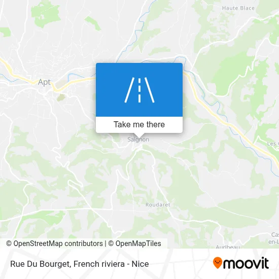 Rue Du Bourget map