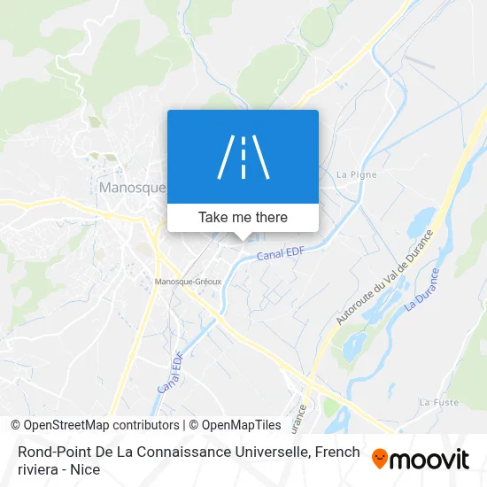 Rond-Point De La Connaissance Universelle map