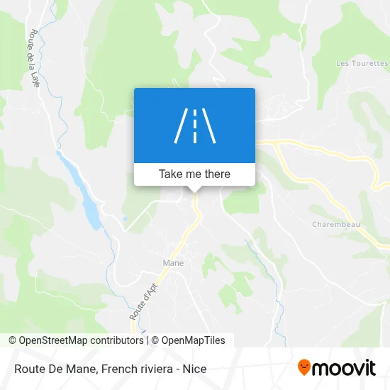 Route De Mane map