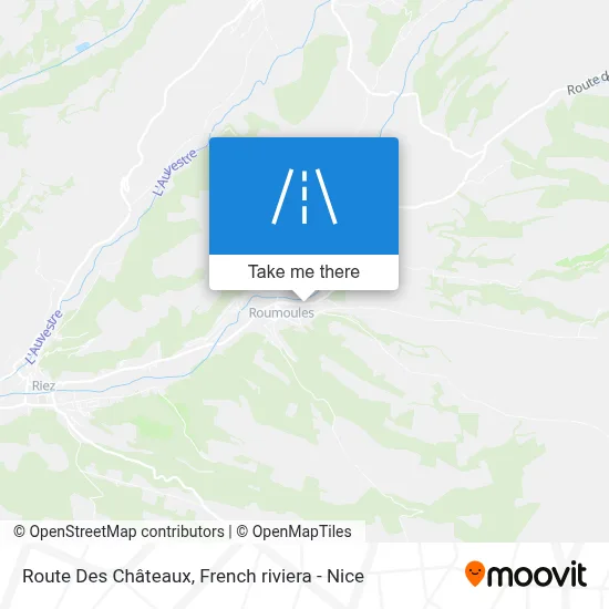 Route Des Châteaux map