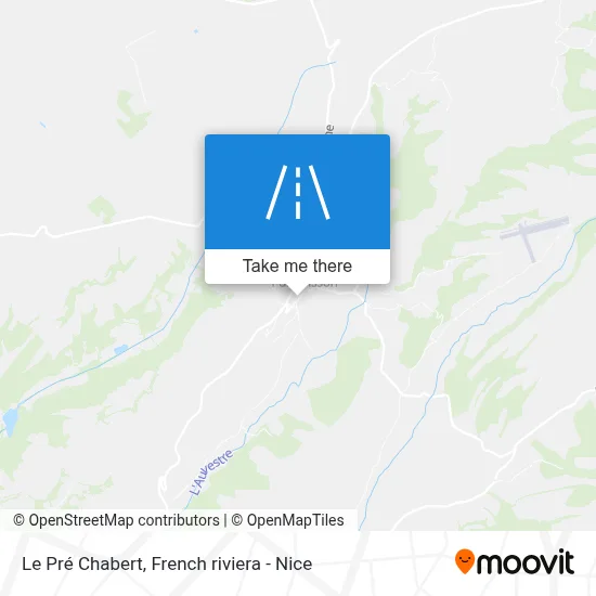 Le Pré Chabert map