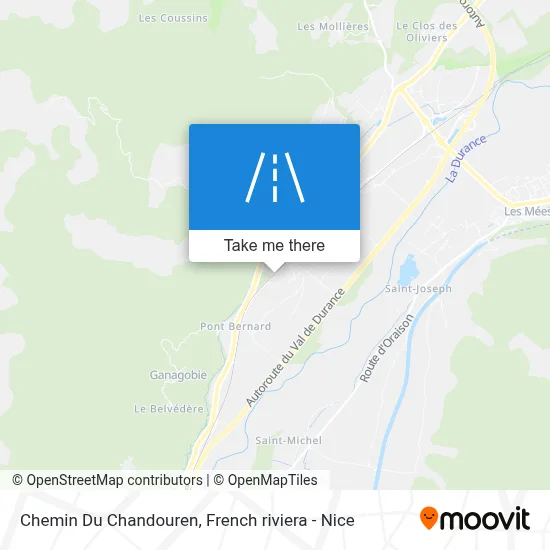 Chemin Du Chandouren map