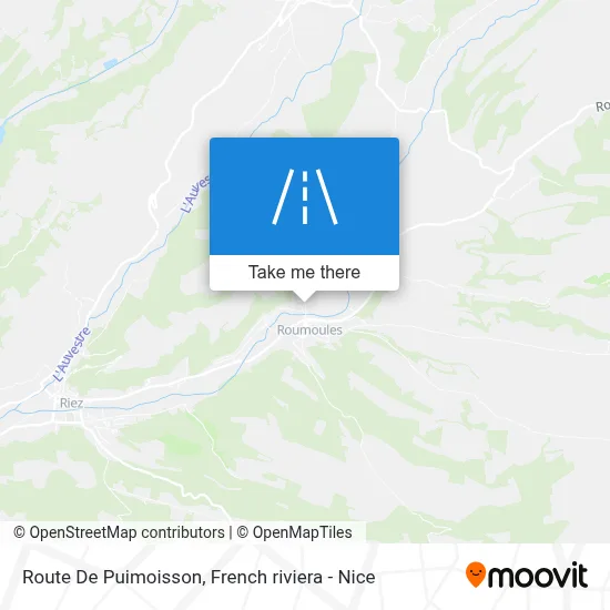 Route De Puimoisson map