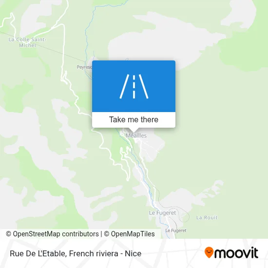 Mapa Rue De L'Etable