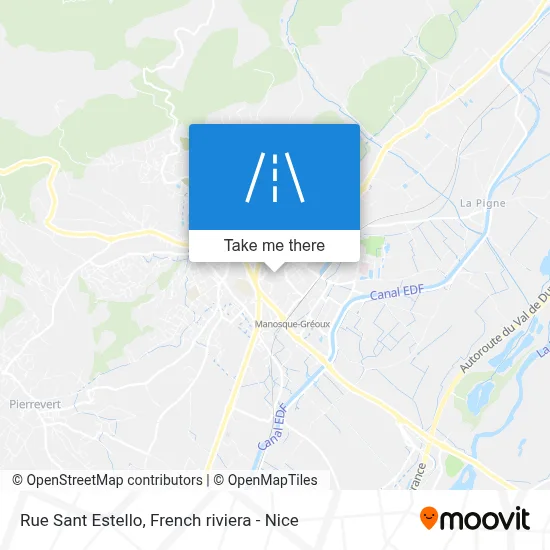 Mapa Rue Sant Estello