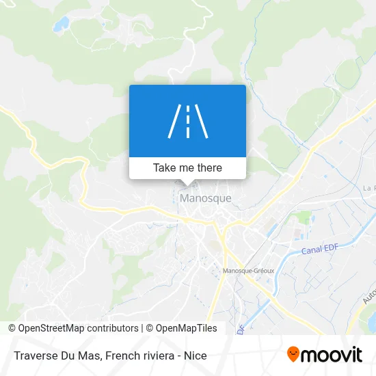 Traverse Du Mas map