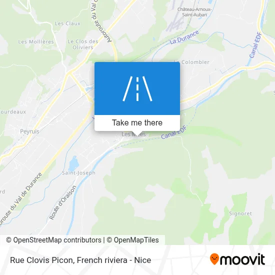 Rue Clovis Picon map