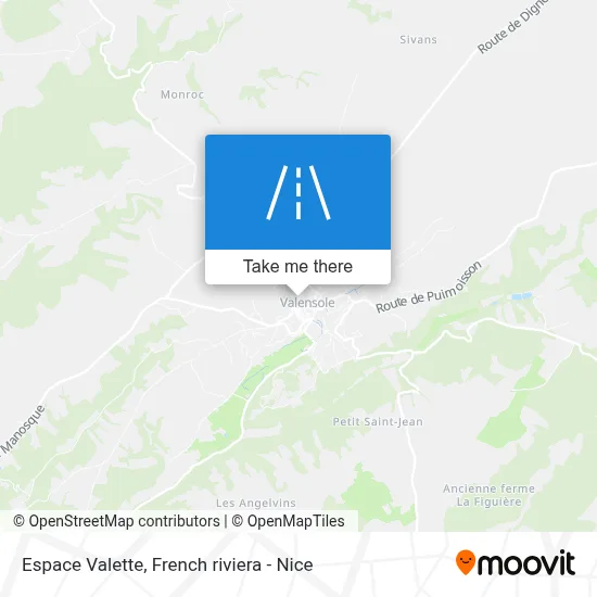 Espace Valette map