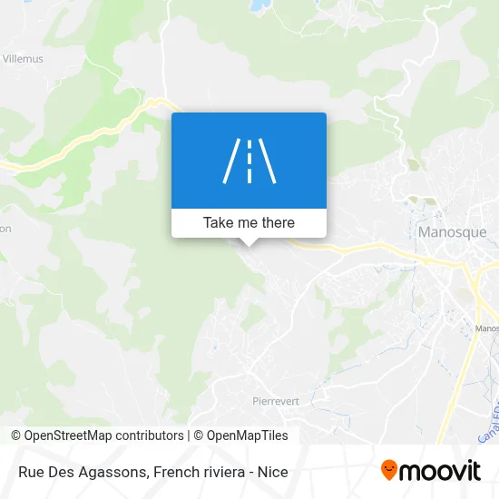 Rue Des Agassons map