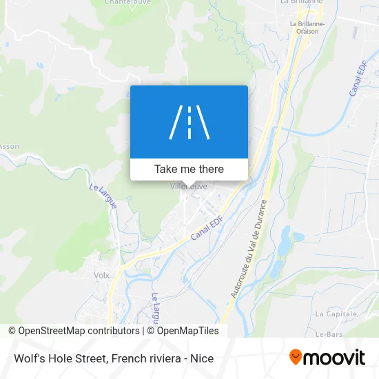 Rue Du Trou Du Loup map