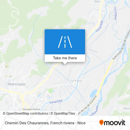 Chemin Des Chaurannes map