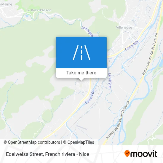 Rue Des Edelweiss map