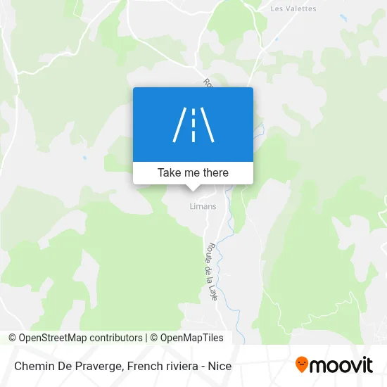 Chemin De Praverge map