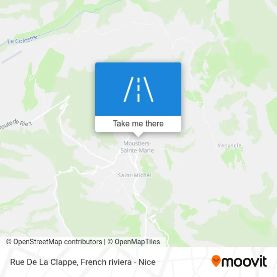 Mapa Rue De La Clappe