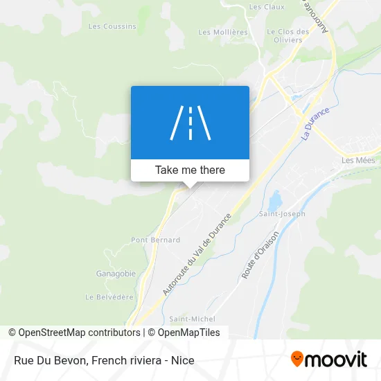 Rue Du Bevon map