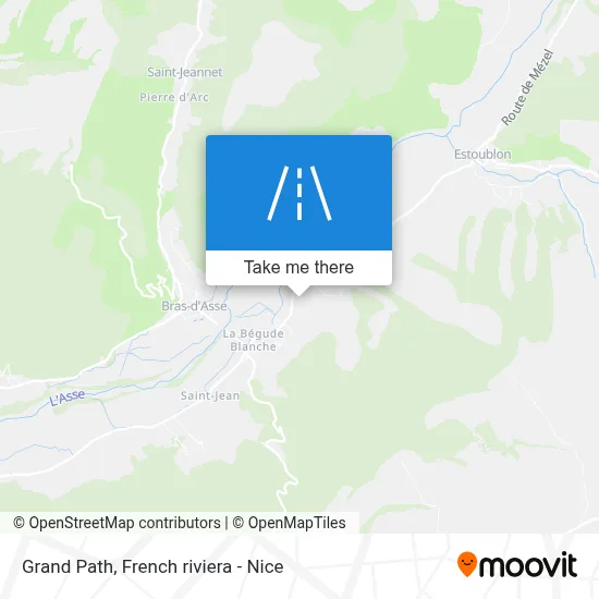 Grand Chemin map