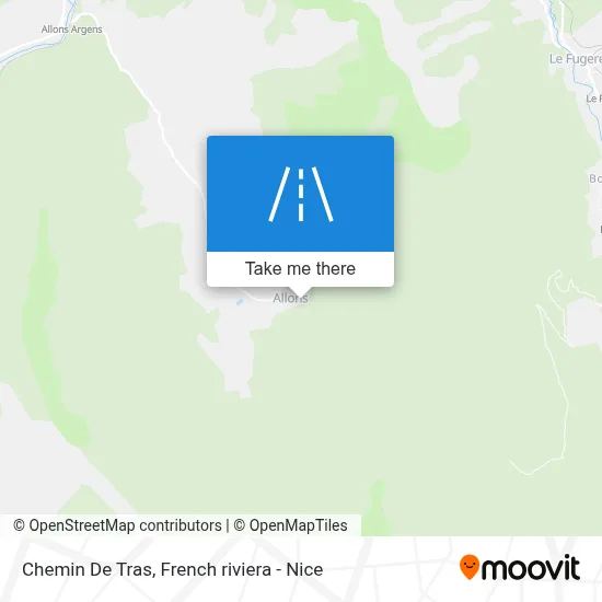 Chemin De Tras map