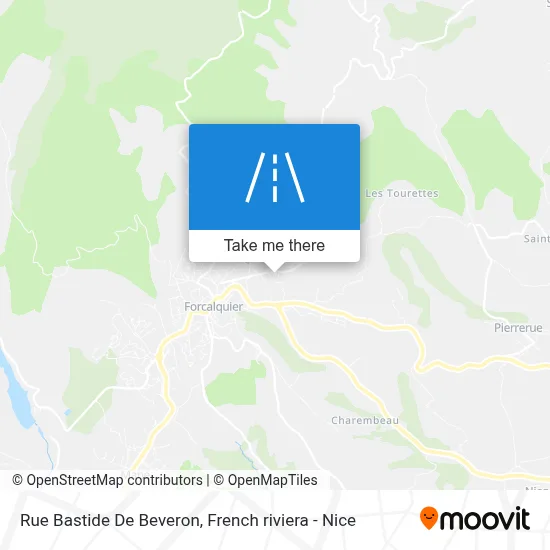 Rue Bastide De Beveron map