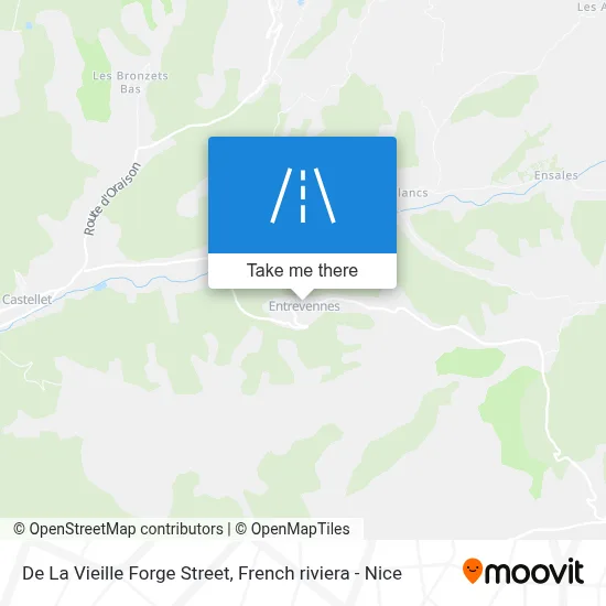 Rue De La Vieille Forge map