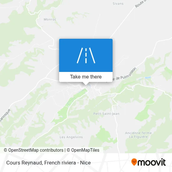 Cours Reynaud map