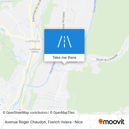 Avenue Roger Chaudon map