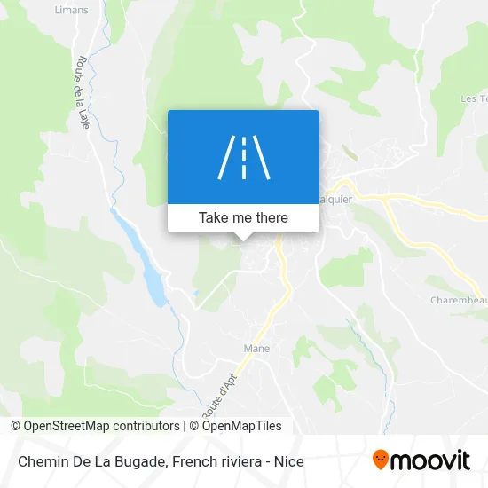 Chemin De La Bugade map
